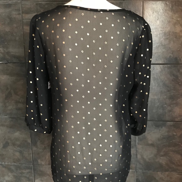 Stunning Romeo & Juliet Couture Flowy Top-Size S - Picture 3 of 4